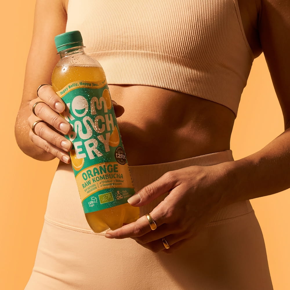 Orange Raw Kombucha